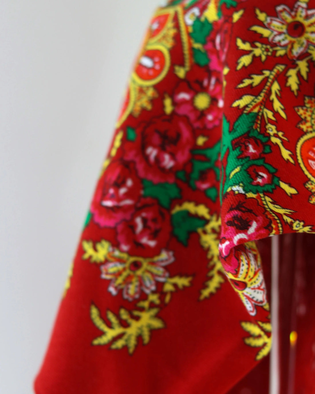 Lenço de Viana Tradicional Minhoto Vermelho