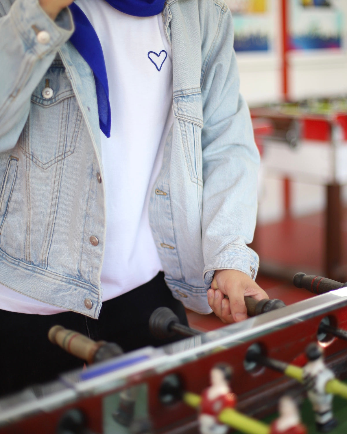 T-shirt d'Agonia - Bordada à mão