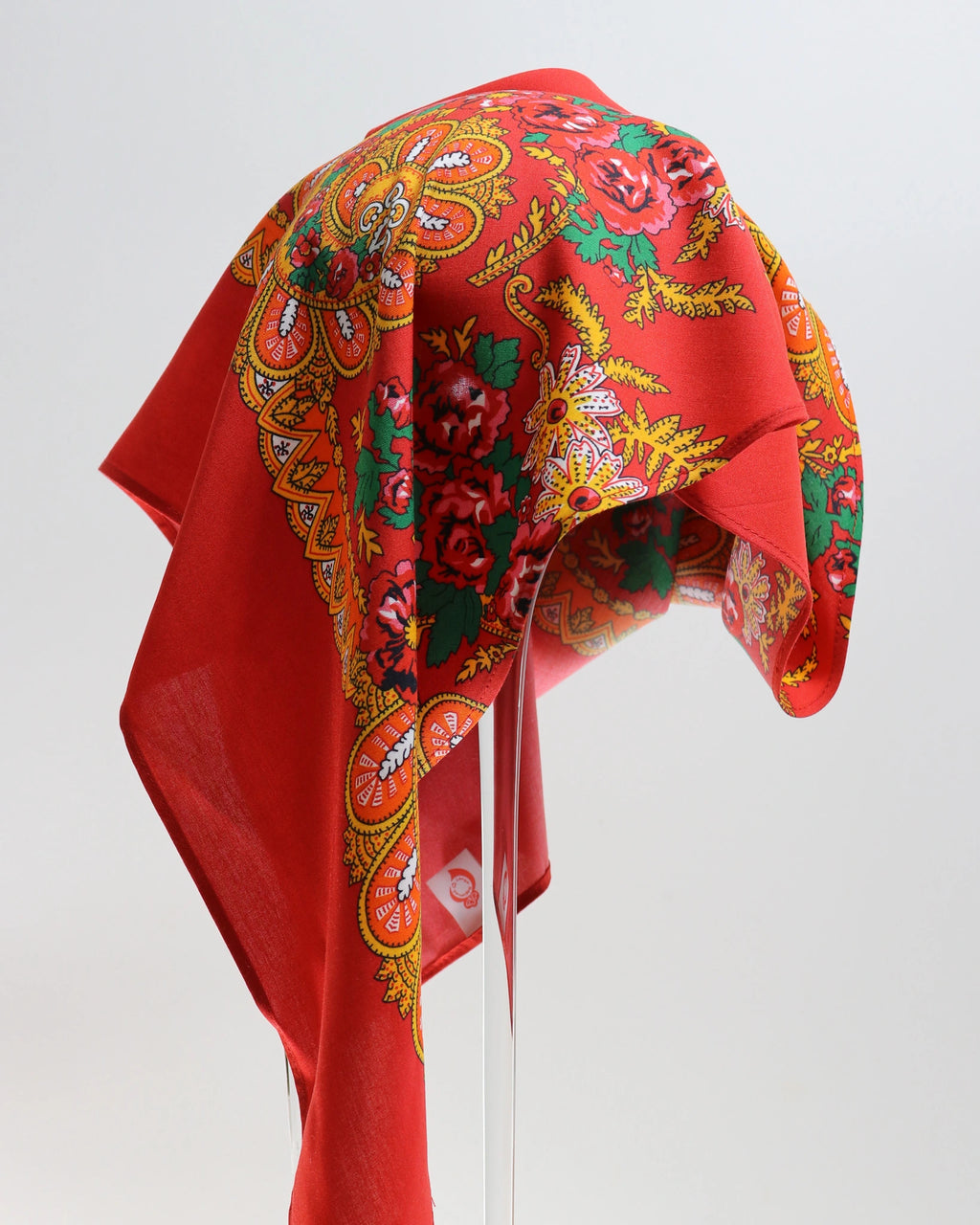 Lenço de Viana - Tipo Vianense - Meio Lenço Vianense sem Franja - Vermelho