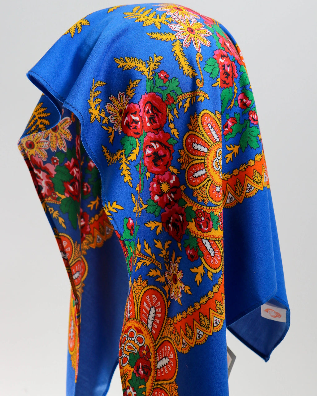 Lenço de Viana - Tipo Vianense - Meio Lenço Vianense sem Franja - Azul Porto