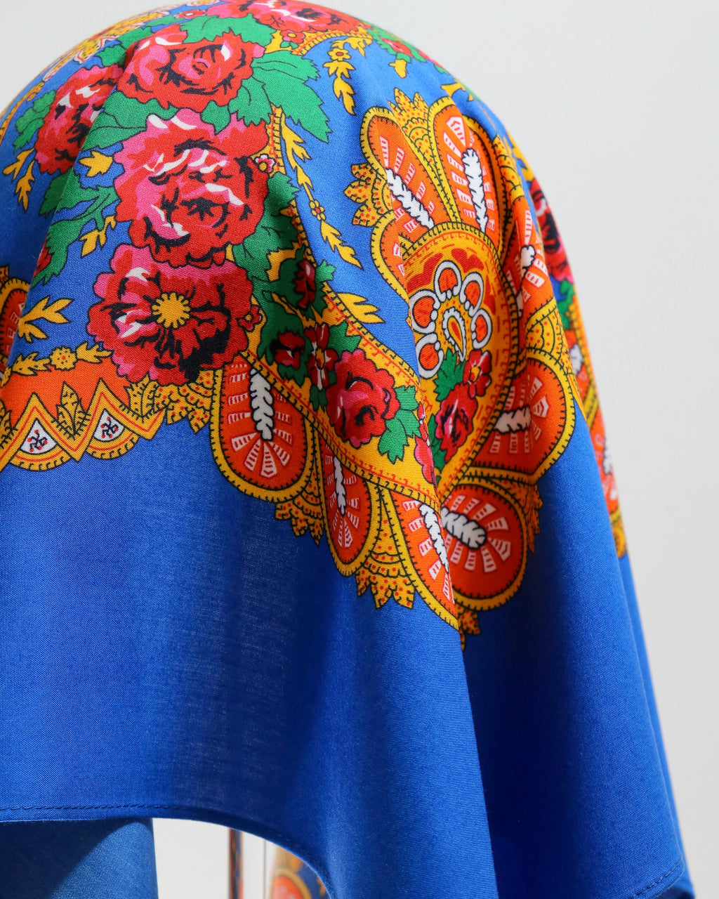 Lenço de Viana - Tipo Vianense - Meio Lenço Vianense sem Franja - Azul Porto