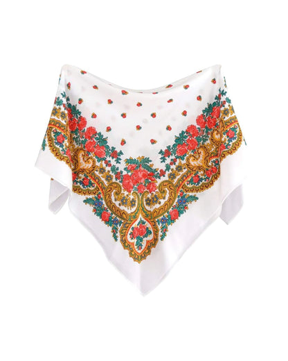 Viana Scarf - Meadela Type - White