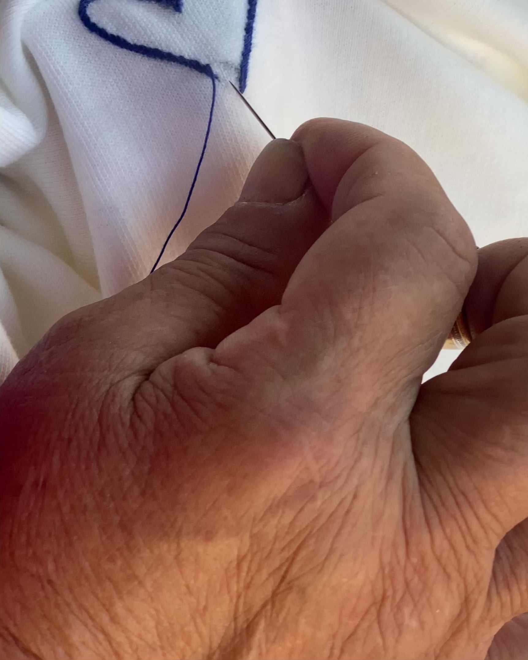 T-shirt d'Agonia - Bordada à mão