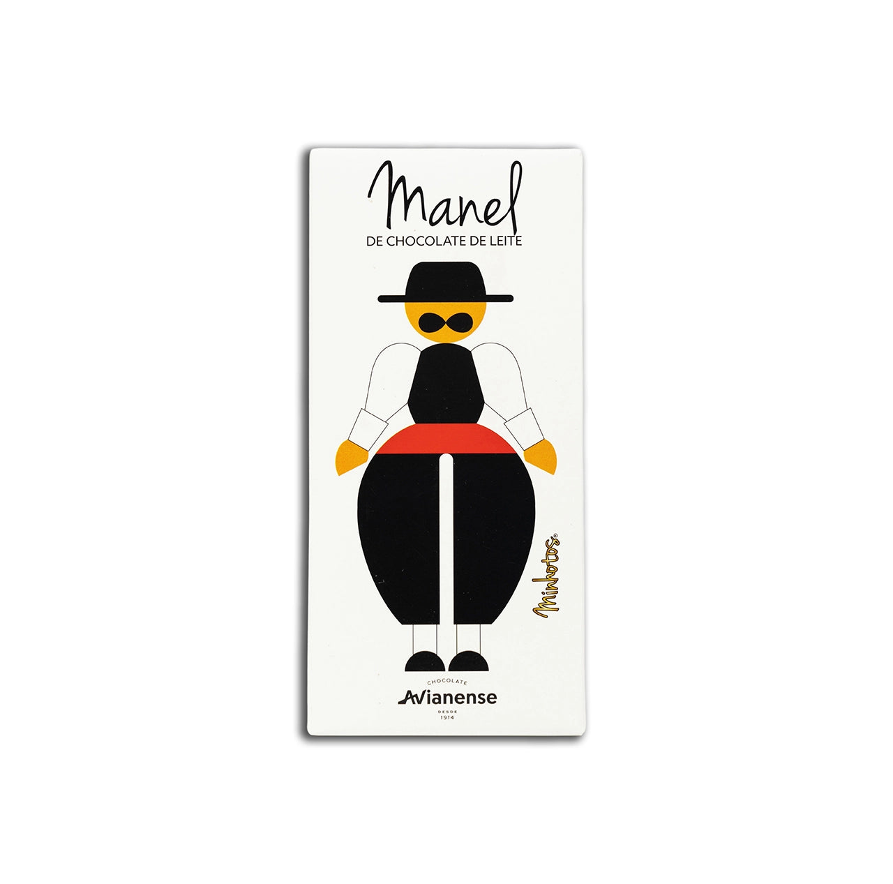 Manel Minhotos - Tablete Chocolate de Leite - Chocolate Avianense 100 g